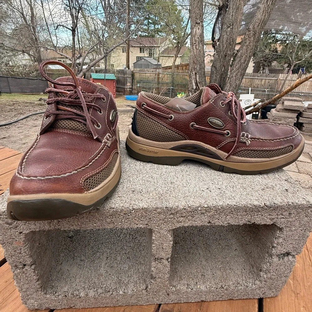 Irish Setter 3813 Lakeside Brown Leather Boat Shoe by Red Wing